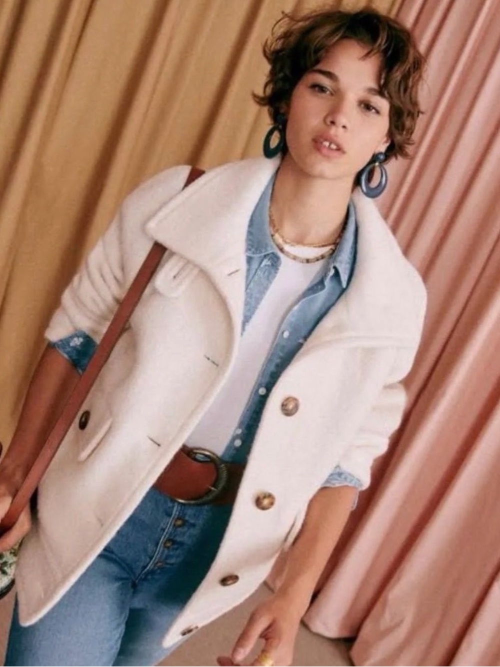 Sézane Léo Coat